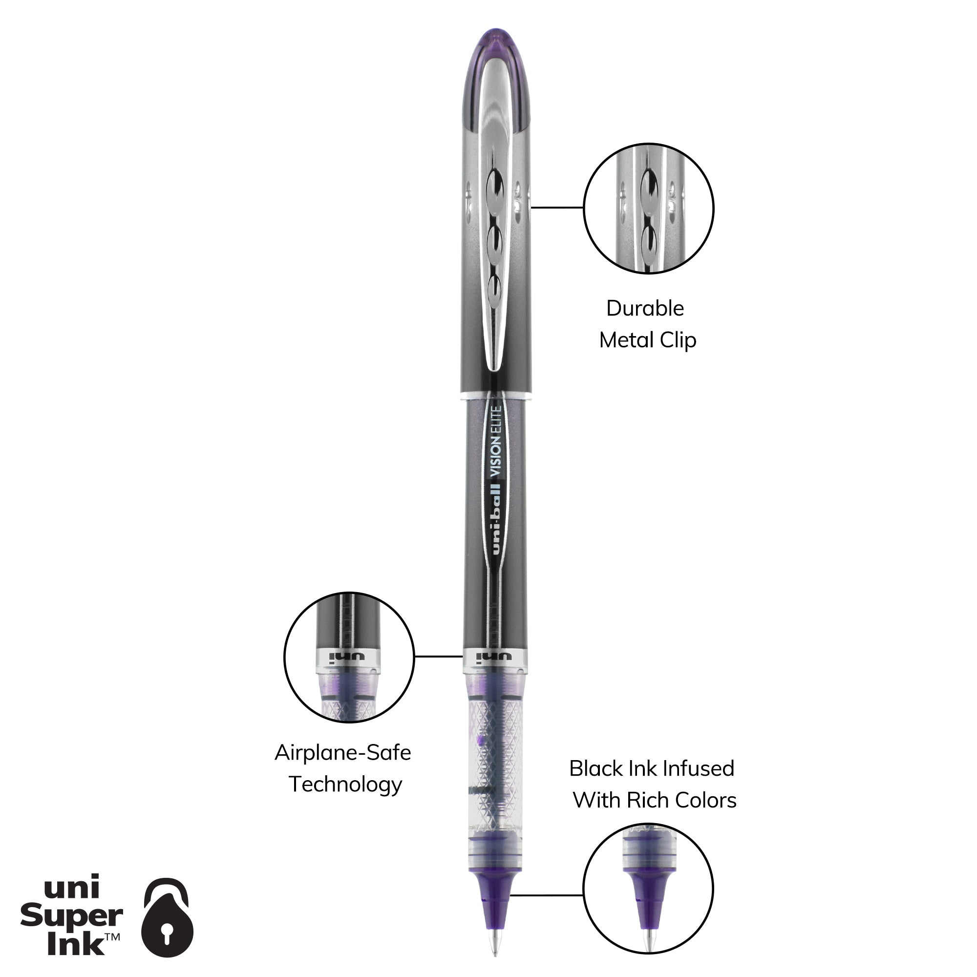 uniball™ Vision Elite BLX, Rollerball Pen
