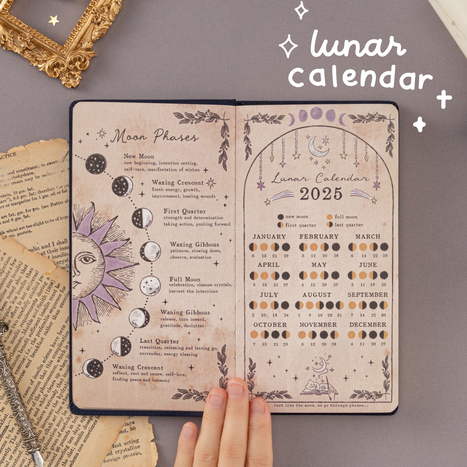 Tsuki 'The Moon' Collector's Edition Moon Planner Travel Notebook ☾