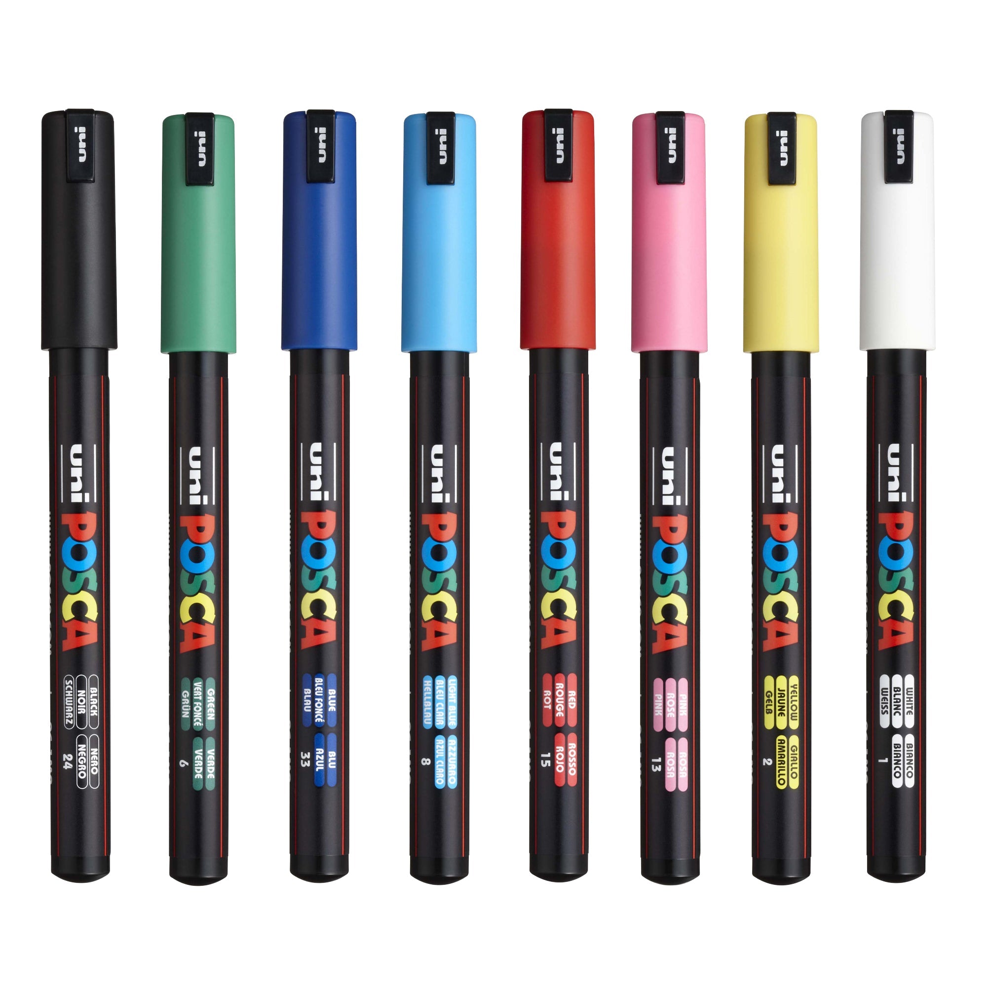 uni® POSCA® PC-1MR Water-Based Paint Markers (8 Pack)
