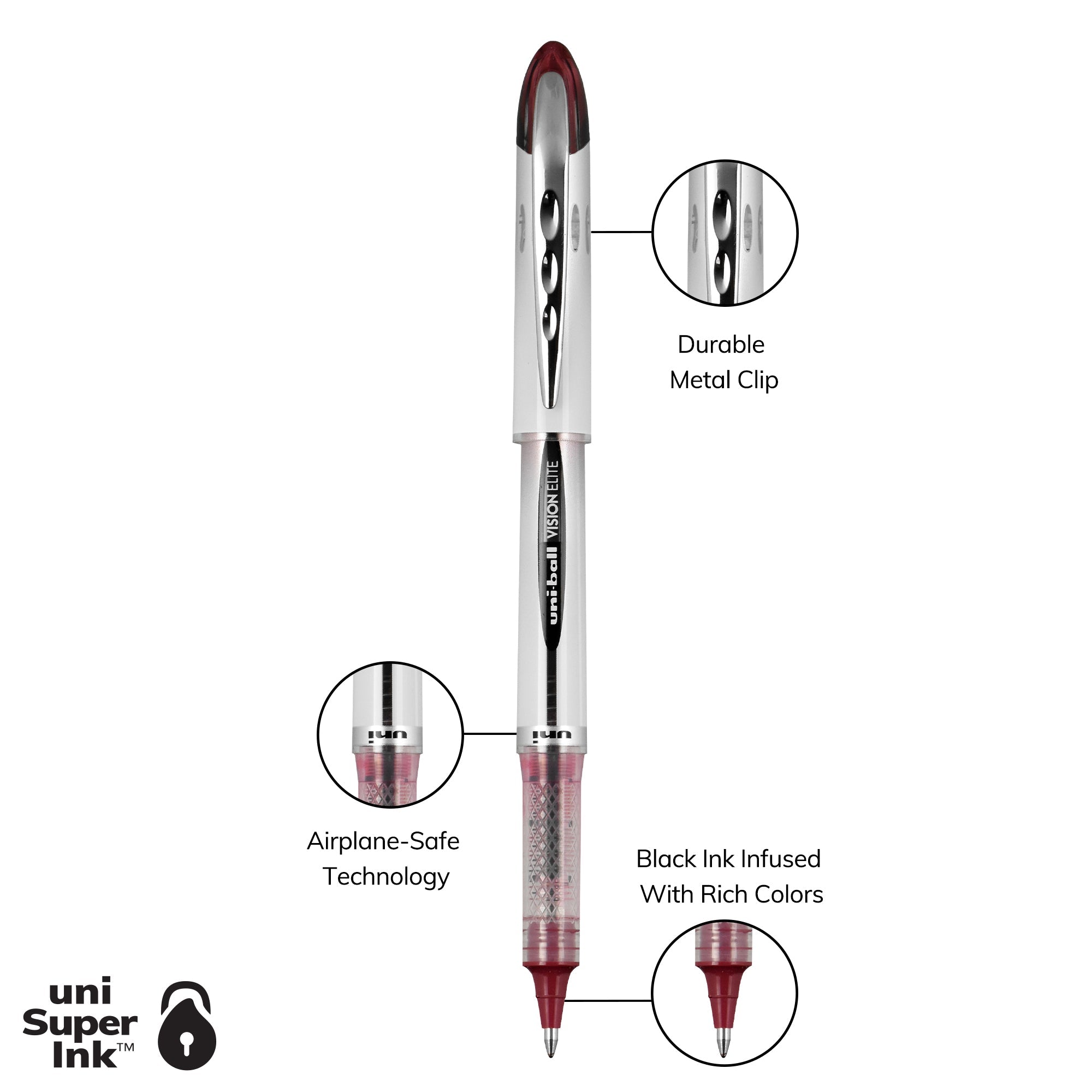 uniball™ Vision Elite BLX, Rollerball Pen
