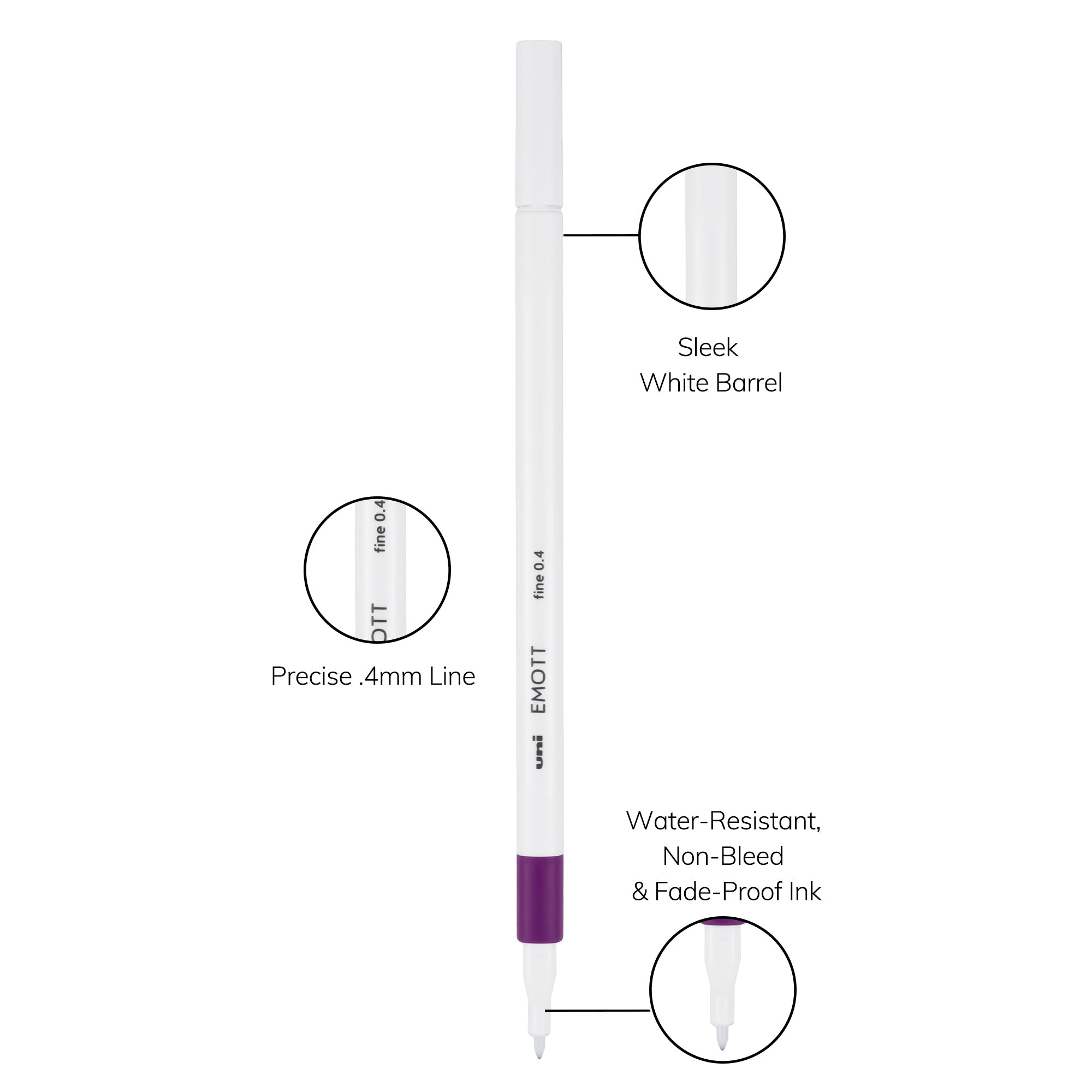 uni® EMOTT, Fine Line Marker