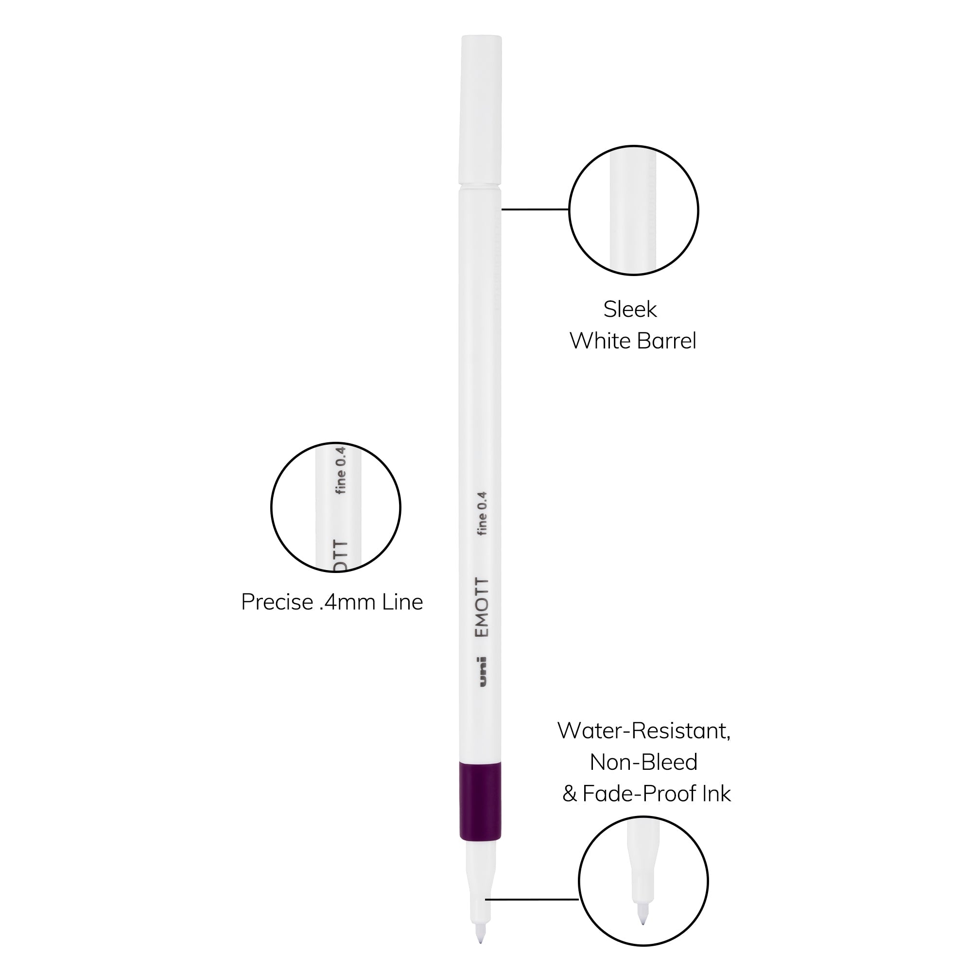 uni® EMOTT, Fine Line Marker
